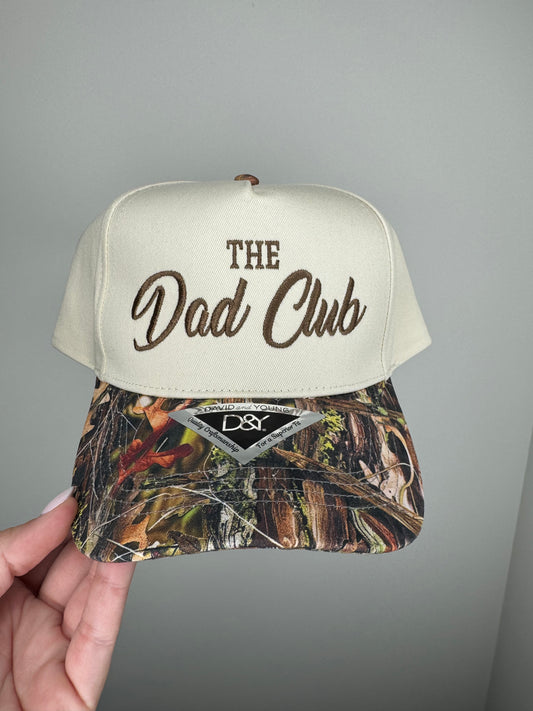 The Dad Club camo hat