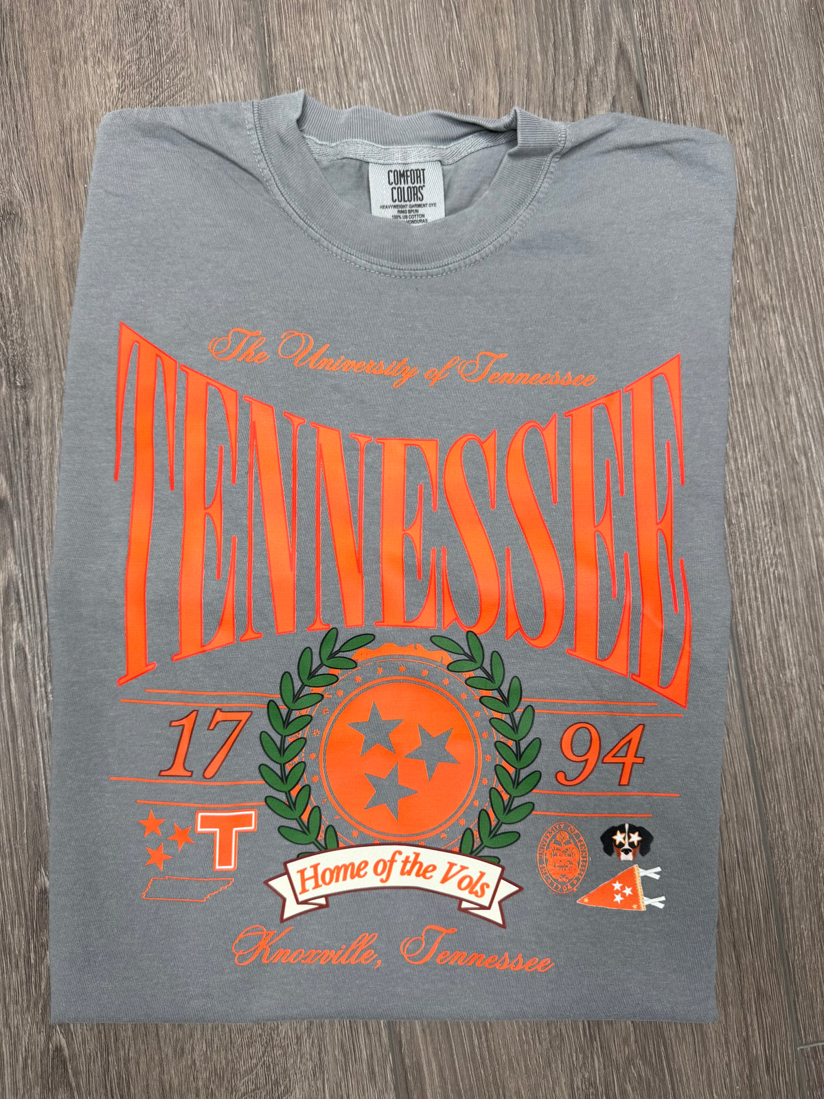 Gray Vintage Tennessee tee