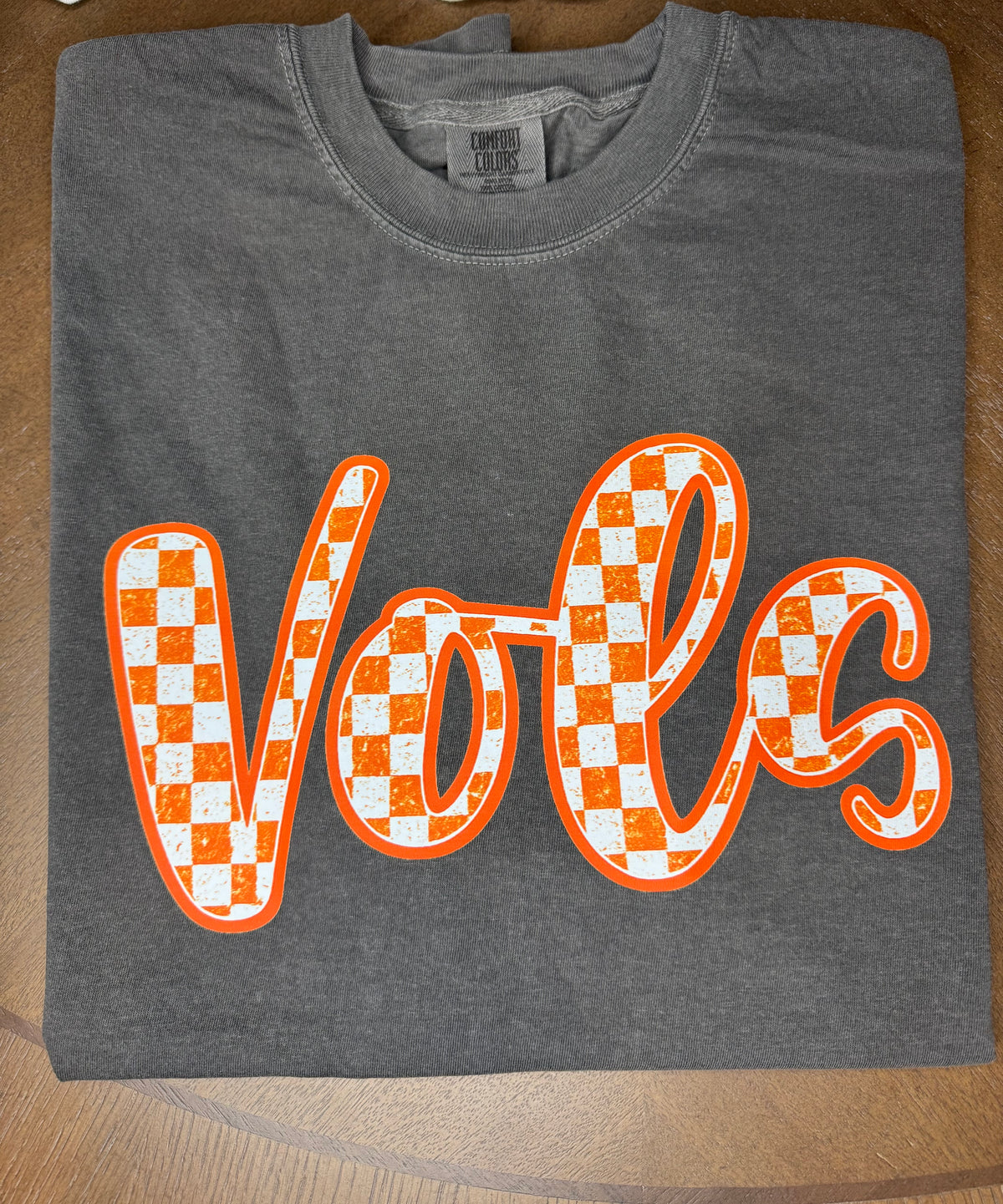 Checkerboard tee