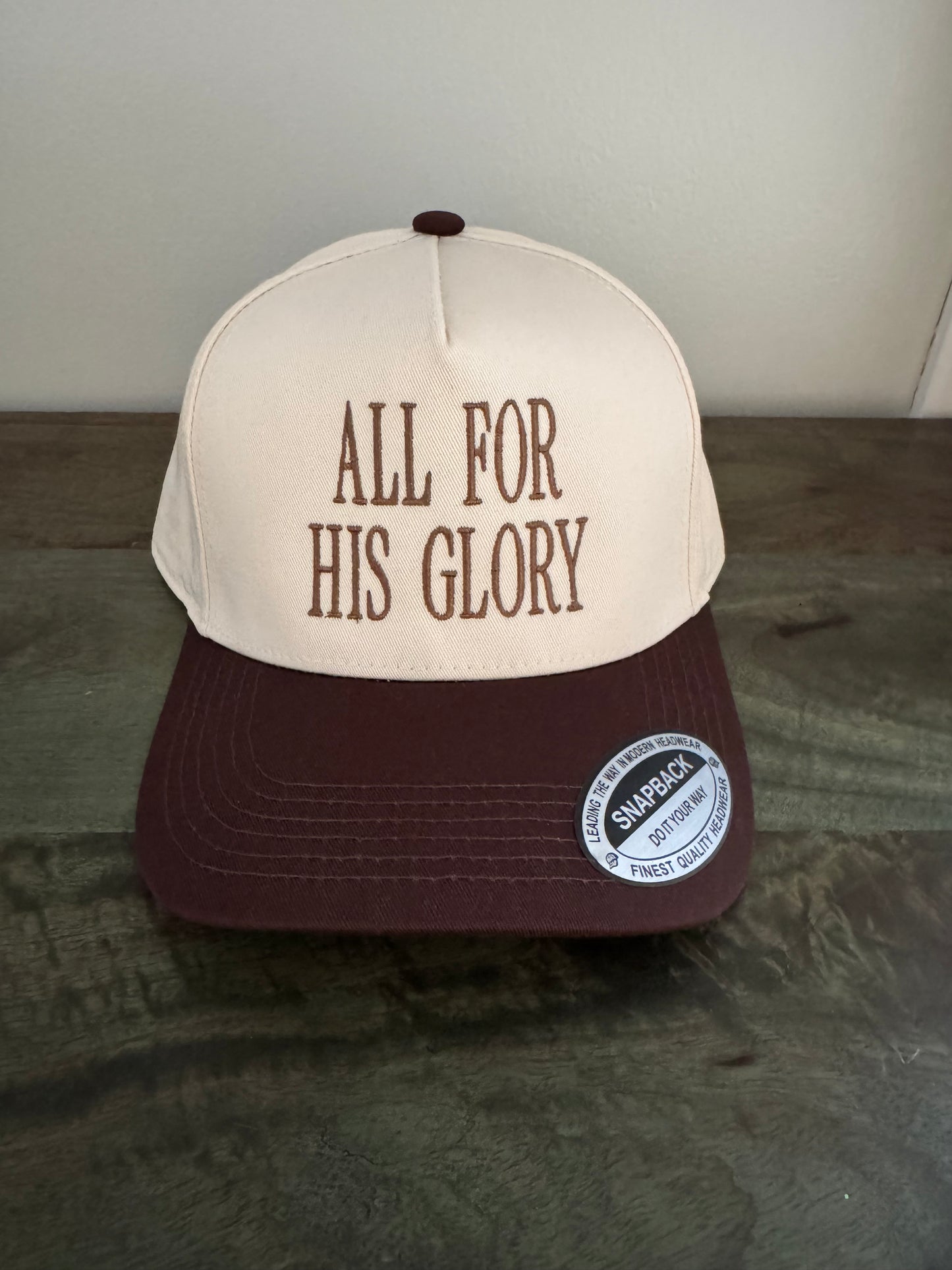 All For His Glory Hat