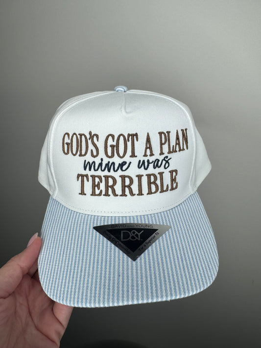 Gods got a plan hat
