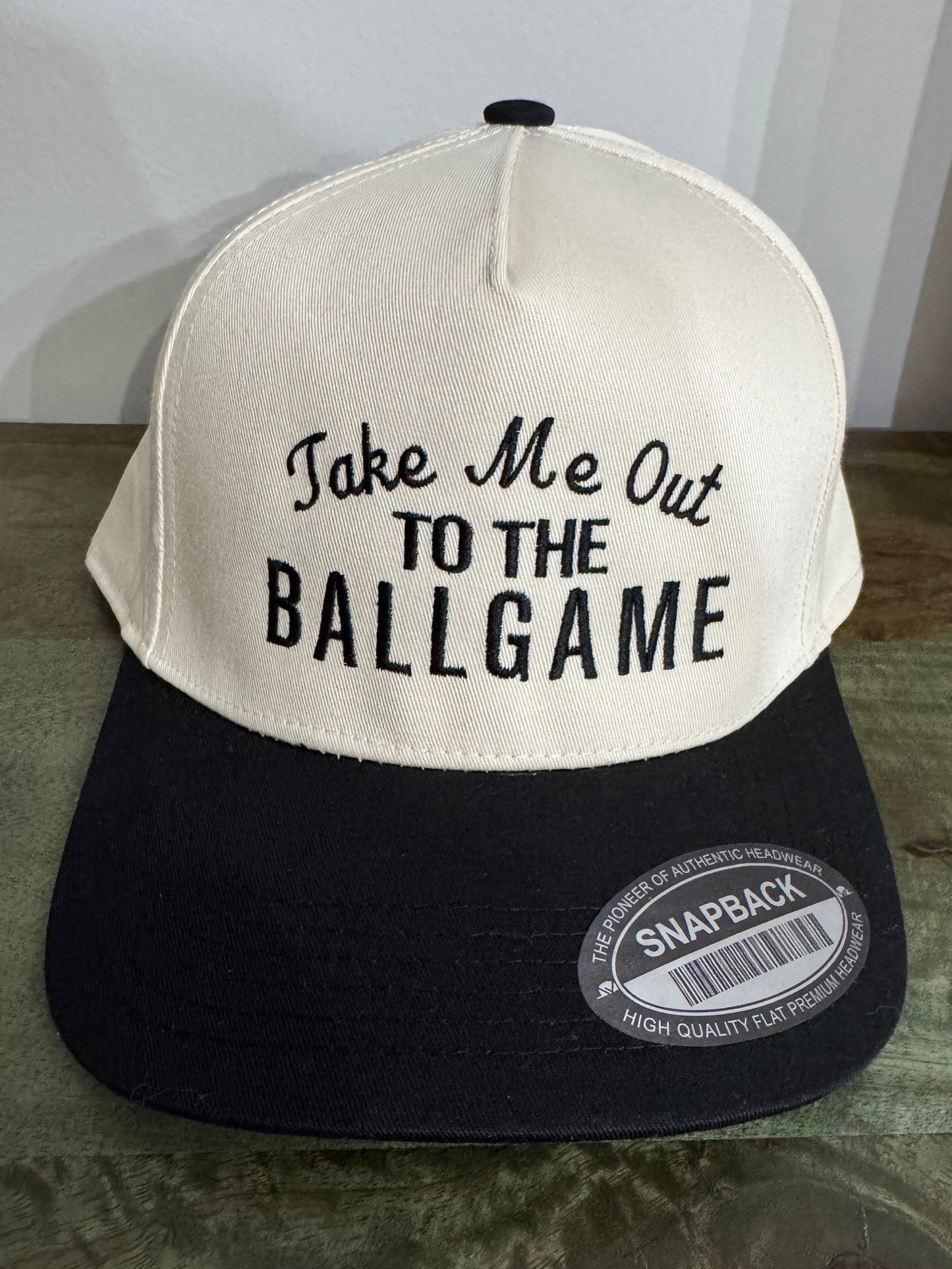 Take me out to the ballgame hat