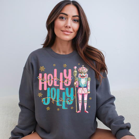 Holly Jolly Nutcracker Sweatshirt